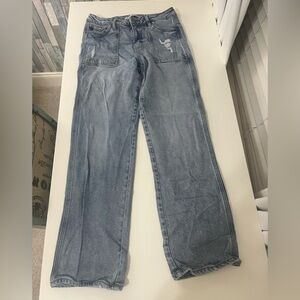 Light Blue Distressed Jeans